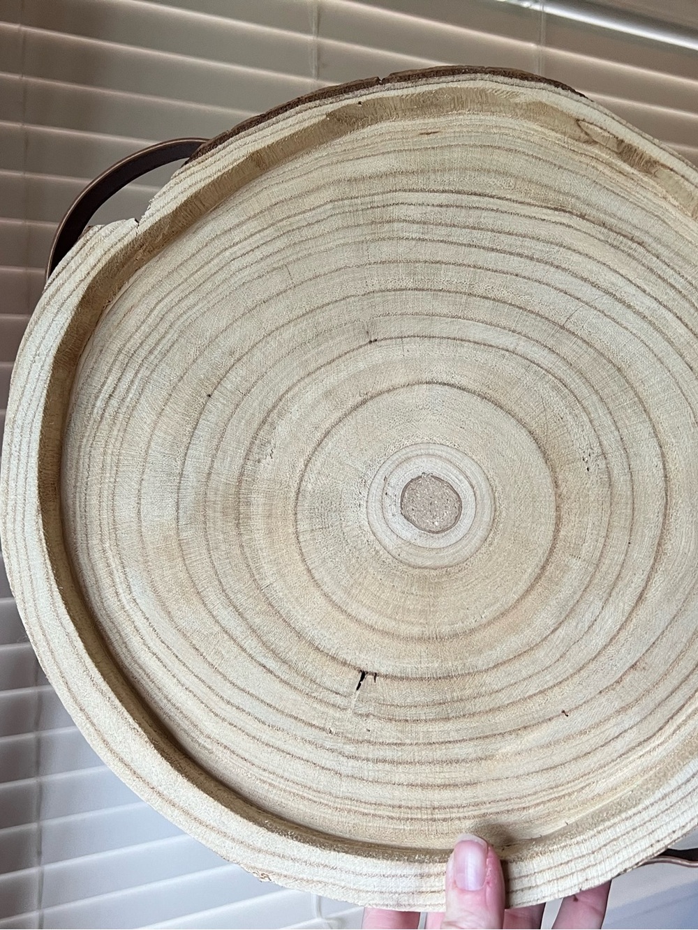 Wood Tray or Cake Plate